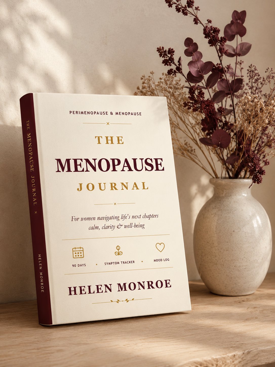 The Menopause Journal — 90-day guided journal for symptom tracking, mood and emotional well-being